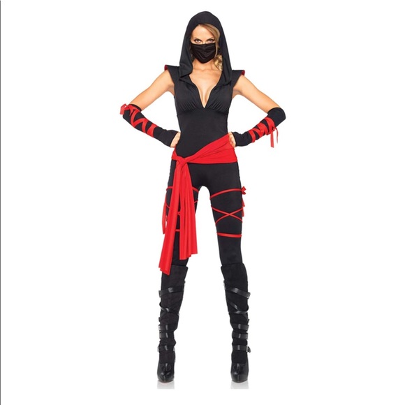 Deadly Ninja Halloween costume size L (10-12)